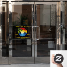 Aangepaste vishaakjes winkel voordeur