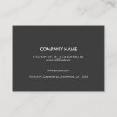 Aangepaste visitekaartje (Achterkant)