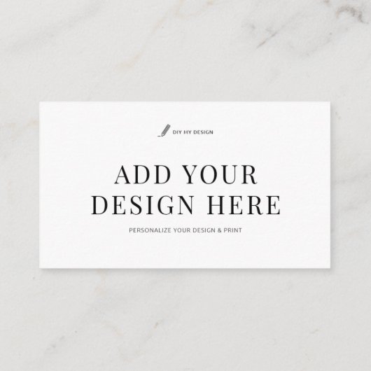 Aangepaste Visitekaartje afdrukken Upload uw ontwe (Achterkant)