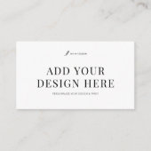 Aangepaste Visitekaartje afdrukken Upload uw ontwe (Voorkant)