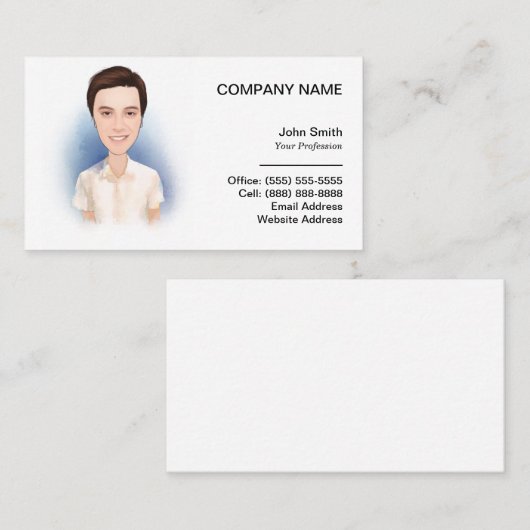 Aangepaste Visitekaartje instellen (Voorkant / Achterkant)