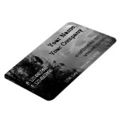 Aangepaste Visitekaartje Style Haunted Road Magnet Magneet (Linkerzijde)