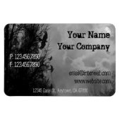 Aangepaste Visitekaartje Style Haunted Road Magnet Magneet (Horizontaal)