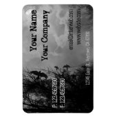 Aangepaste Visitekaartje Style Haunted Road Magnet Magneet (Verticaal)
