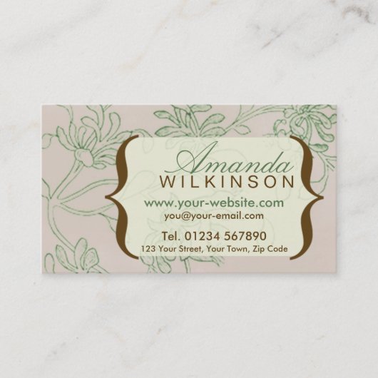 Aangepaste Visitekaartjes (Voorkant)