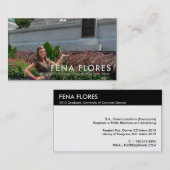 aangepaste visitekaartjes (Voorkant / Achterkant)