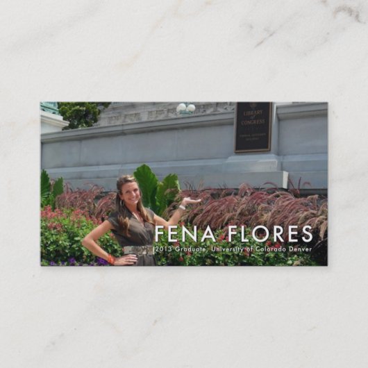 aangepaste visitekaartjes (Voorkant)