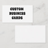 AANGEPASTE VISITEKAARTJES (Voorkant / Achterkant)