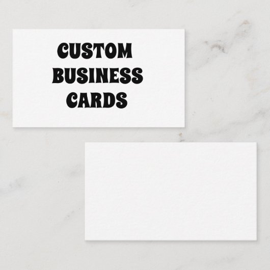 AANGEPASTE VISITEKAARTJES (Voorkant / Achterkant)