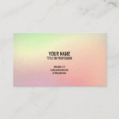 Aangepaste Visitekaartjes, Cool Rainbow gepersonal Visitekaartje (Voorkant)