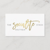 Aangepaste Visitekaartjes: De socialite Stash Visitekaartje (Voorkant)