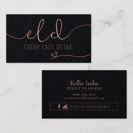 Aangepaste Visitekaartjes: Elk laatste detail Visitekaartje (Voorkant / Achterkant)