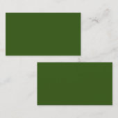 Aangepaste Visitekaartjes | Fresh Green Networking Contactkaartje (Voorkant / Achterkant)