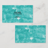 Aangepaste Visitekaartjes, Groen Marmer Gepersonal Visitekaartje (Voorkant / Achterkant)