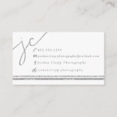 Aangepaste Visitekaartjes: Jordan Clopp Visitekaartje (Achterkant)