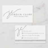 Aangepaste Visitekaartjes: Jordan Clopp Visitekaartje (Voorkant / Achterkant)