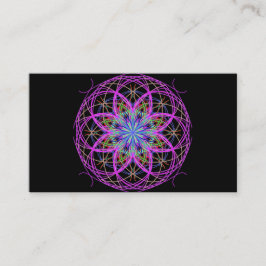 Aangepaste Visitekaartjes, Kaleidoscope Mandala Ar Visitekaartje