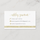 Aangepaste Visitekaartjes: Laat het los Visitekaartje (Achterkant)