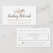 Aangepaste Visitekaartjes: Lindsey H Afsprakenkaartje (Voorkant / Achterkant)