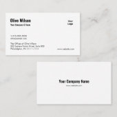 Aangepaste Visitekaartjes – Maak een blijvende ind (Voorkant / Achterkant)