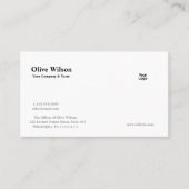 Aangepaste Visitekaartjes - Maak het onvergetelijk (Voorkant)