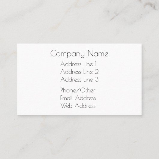 Aangepaste Visitekaartjes met fotoontwerp (Achterkant)