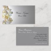 Aangepaste visitekaartjes met Gardenia flower (Voorkant / Achterkant)