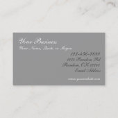 Aangepaste visitekaartjes met Gardenia flower (Achterkant)