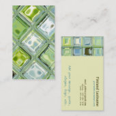 Aangepaste Visitekaartjes met Glass Tile Art (Voorkant / Achterkant)