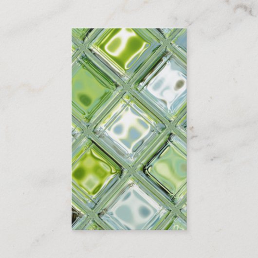 Aangepaste Visitekaartjes met Glass Tile Art (Voorkant)