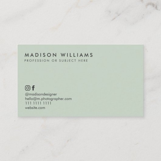 Aangepaste Visitekaartjes Minimal Polka Dot Stijlv (Achterkant)