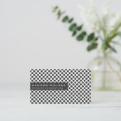 Aangepaste Visitekaartjes Minimal Polka Dot Stijlv (Staand voorkant)