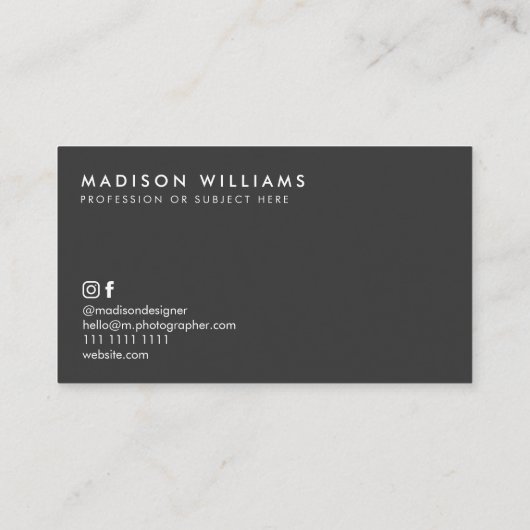 Aangepaste Visitekaartjes Minimal Polka Dot Stijlv (Achterkant)