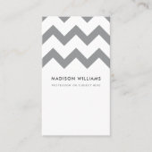 Aangepaste Visitekaartjes Minimale Zigzag Stijlvol (Voorkant)