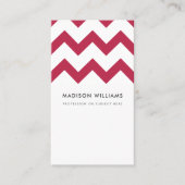 Aangepaste Visitekaartjes Minimale Zigzag Stijlvol (Voorkant)