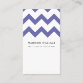 Aangepaste Visitekaartjes Minimale Zigzag Stijlvol (Voorkant)