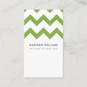 Aangepaste Visitekaartjes Minimale Zigzag Stijlvol (Voorkant)