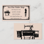 Aangepaste Visitekaartjes op maat/seamstress (Voorkant / Achterkant)