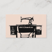 Aangepaste Visitekaartjes op maat/seamstress (Achterkant)