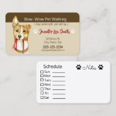 Aangepaste Visitekaartjes Pet (Voorkant / Achterkant)