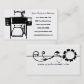 Aangepaste Visitekaartjes - Seamstress / Tailor (Voorkant / Achterkant)