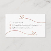 Aangepaste Visitekaartjes: Stephanie Ward Visitekaartje (Achterkant)