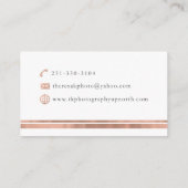 Aangepaste Visitekaartjes: TK-fotografie Visitekaartje (Achterkant)