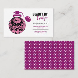 Aangepaste Visitekaartjes van Beauty Salon | QR-co