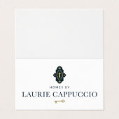 Aangepaste Visitekaartjes van Laurie C (Buitenkant ongevouwen)