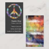 Aangepaste Visitekaartjes voor artistieke vredessi (Voorkant / Achterkant)