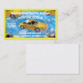 Aangepaste Visitekaartjes voor automatisch wassen (Voorkant / Achterkant)