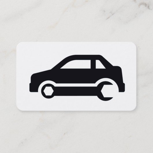 Aangepaste Visitekaartjes voor automatische repara (Achterkant)