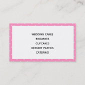 Aangepaste Visitekaartjes voor bakkerijen (Achterkant)