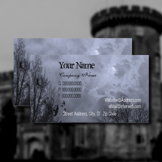 Aangepaste Visitekaartjes voor blauw luchtruim